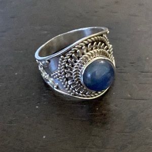 Kyanite Sterling Silver Ring size 6